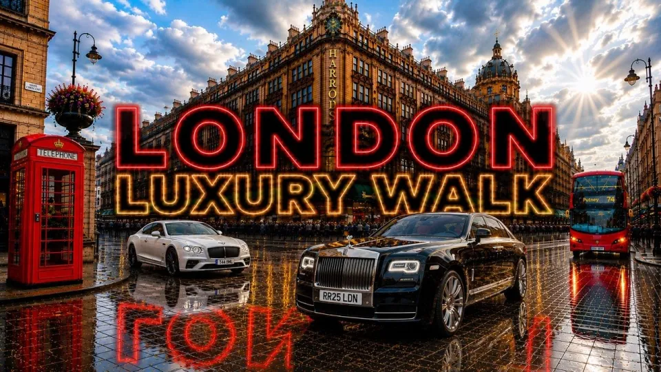 London Walk 4K What Is the Best Route Through Harrods Belgravia and Knightsbridge